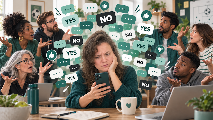 A yes-or-no poll. Still no decision