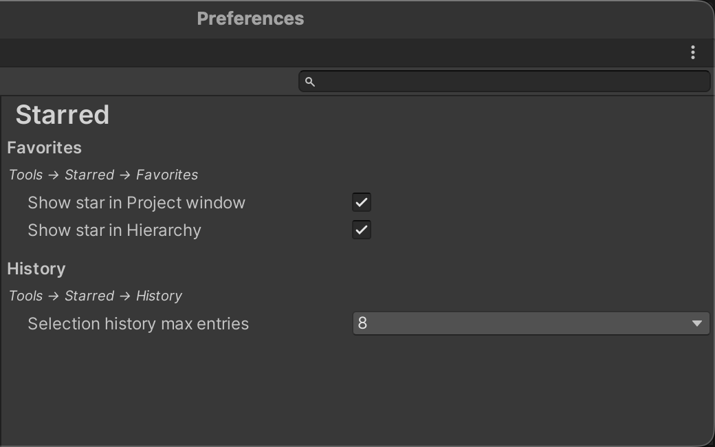 Preferences