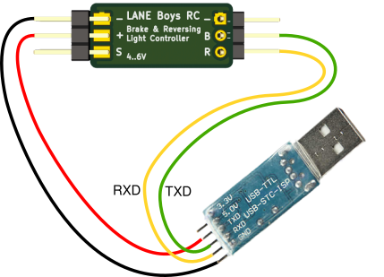 Flashing with a USB-to-serial adapter