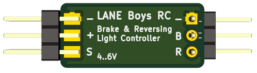 RC Brake Lights circuit board