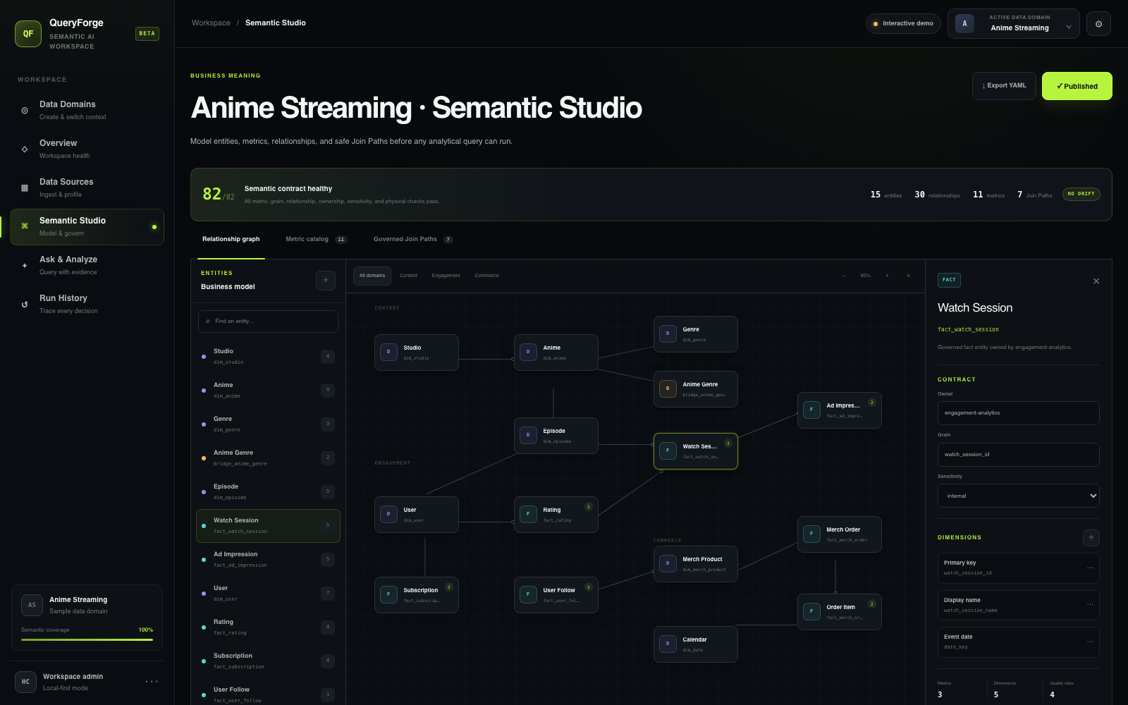 docs/assets/queryforge-studio-semantic.png