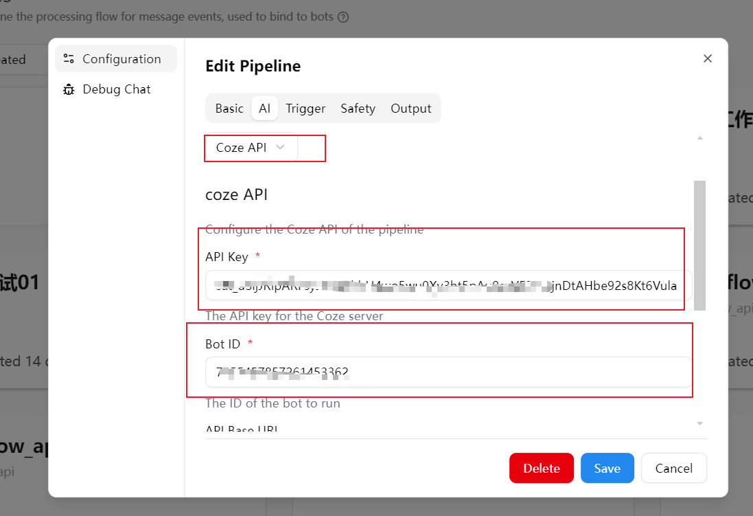Pipeline Configuration