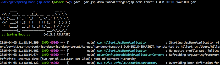 Start Sample for Tomcat