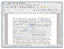 Bildschirmfoto von LanguageTool in LibreOffice