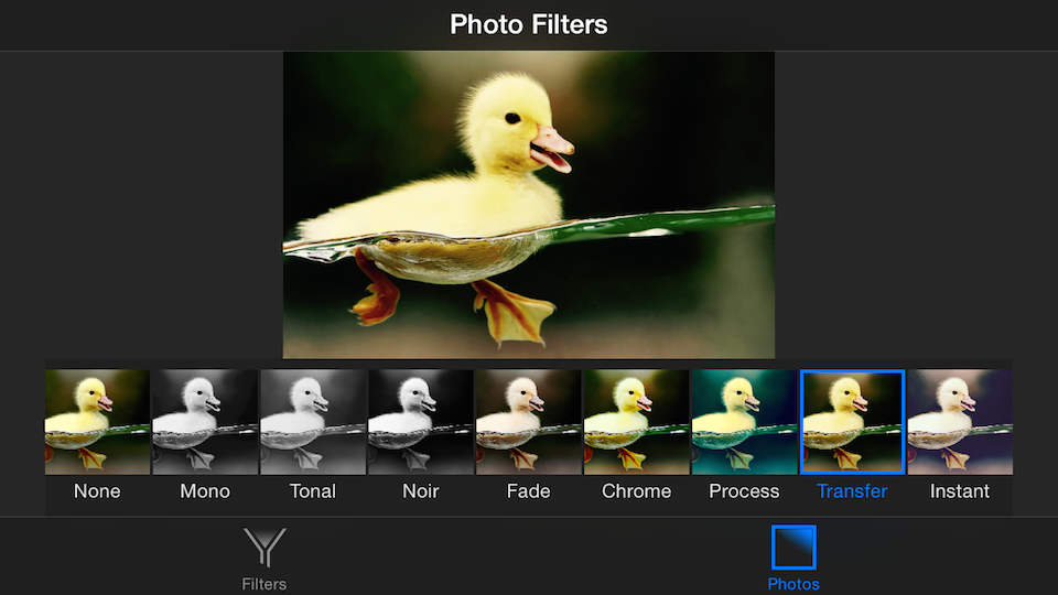 iOS Photo Filters