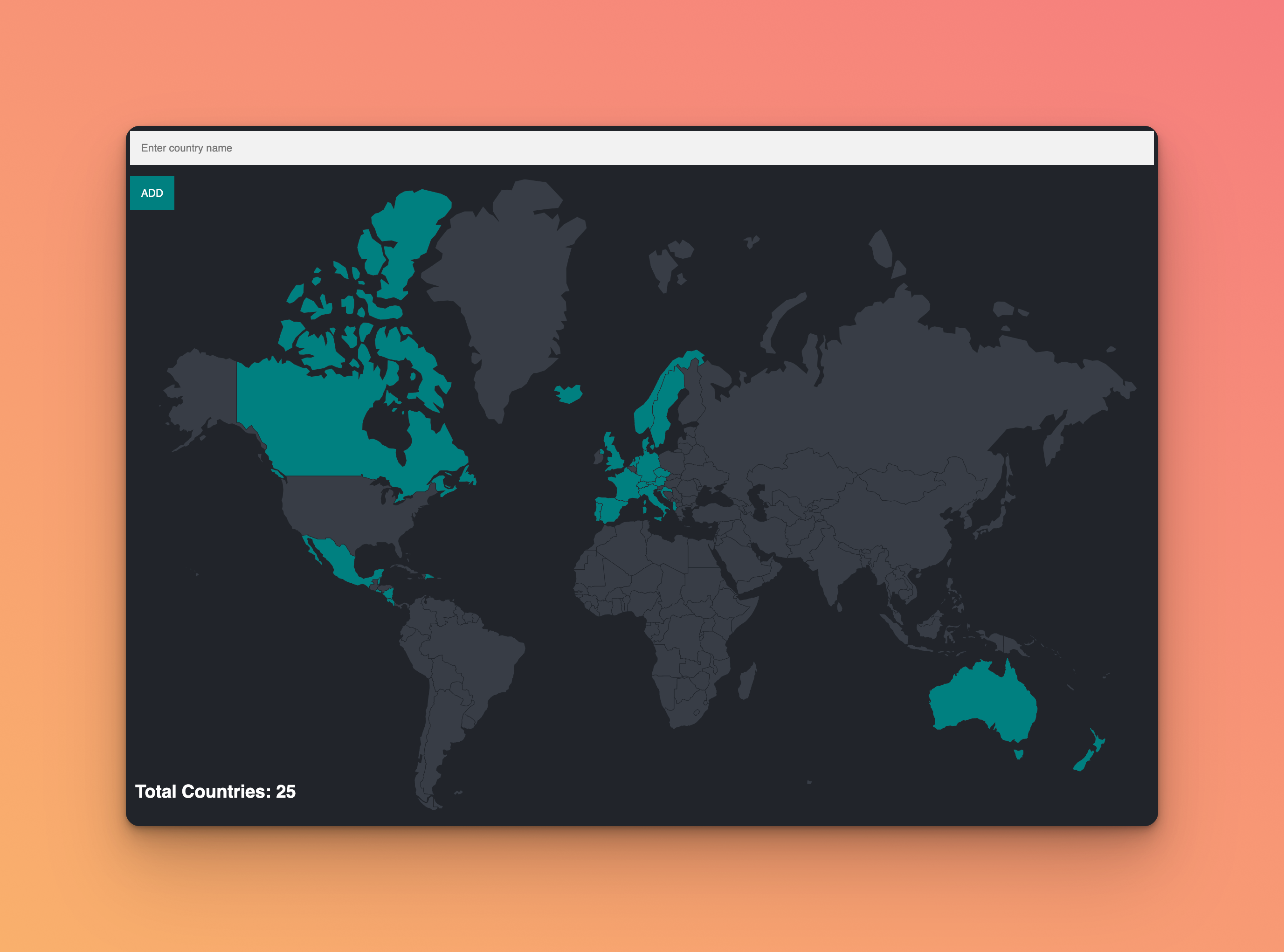 Travel Tracker