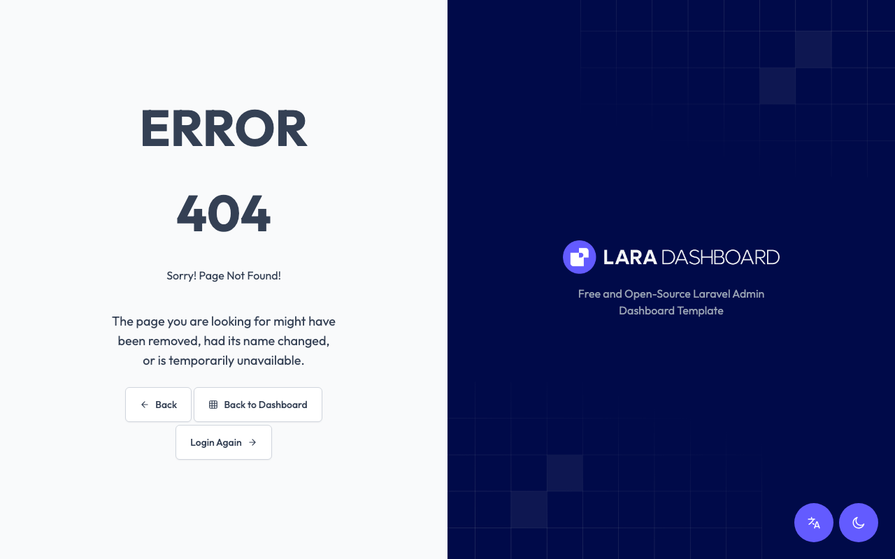 Custom Error Pages
