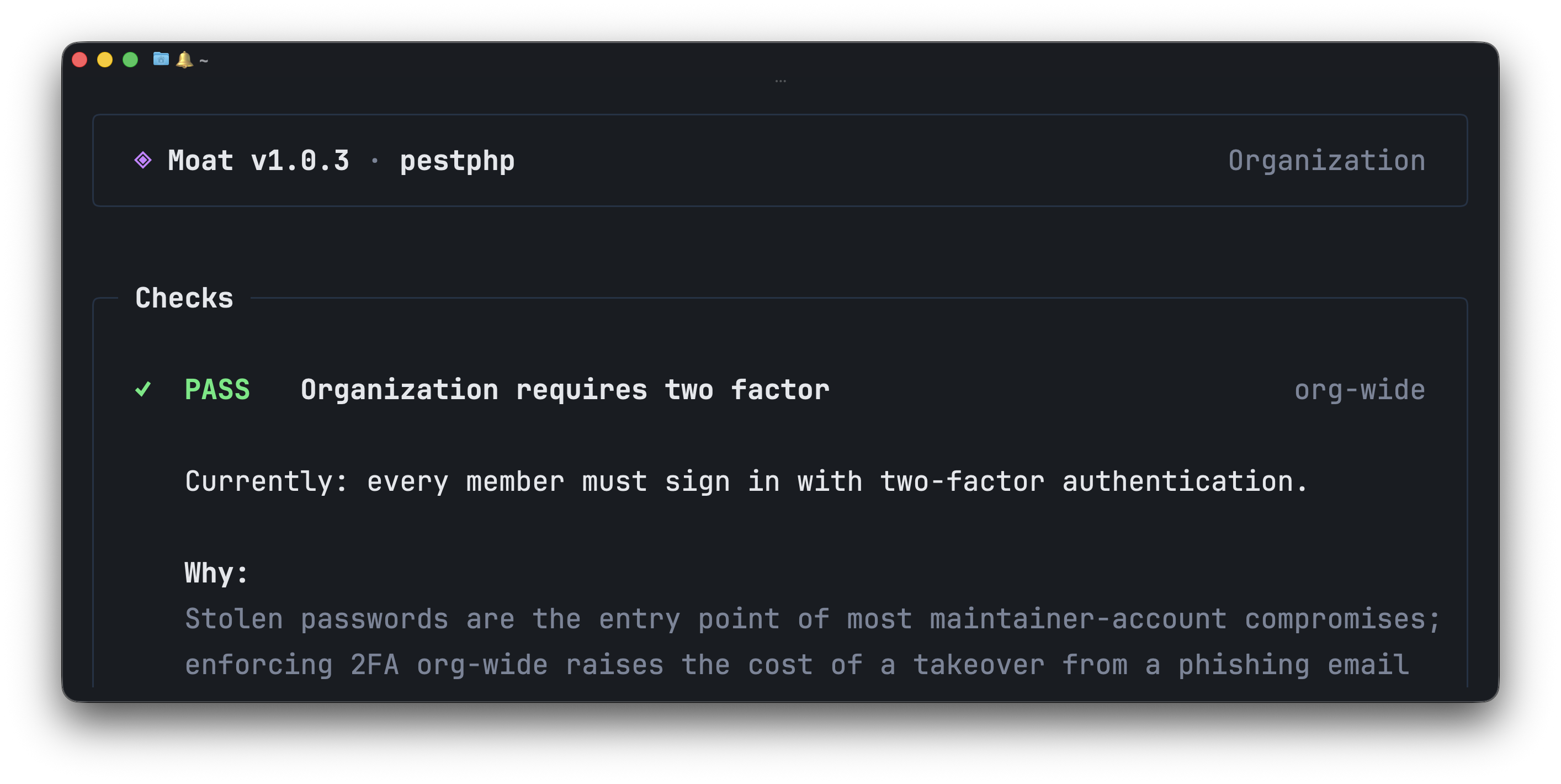 Example Laravel Moat