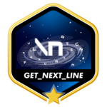 get next line badge