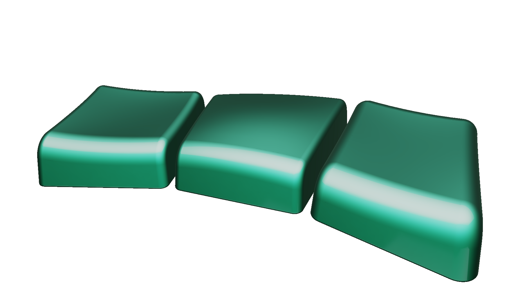 Rendered keycap model created with Capistry