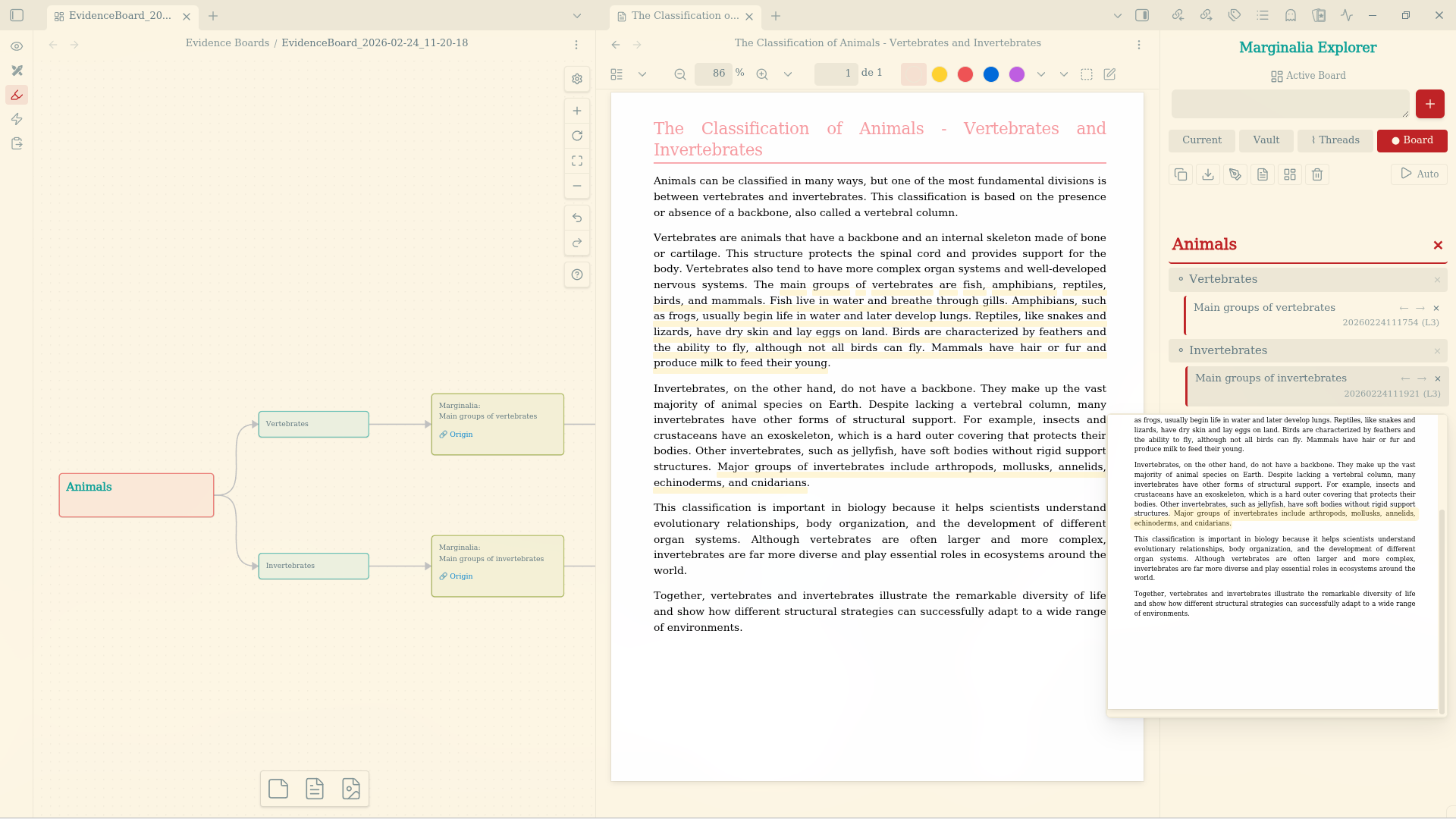 Cornell Marginalia - Obsidian Plugin
