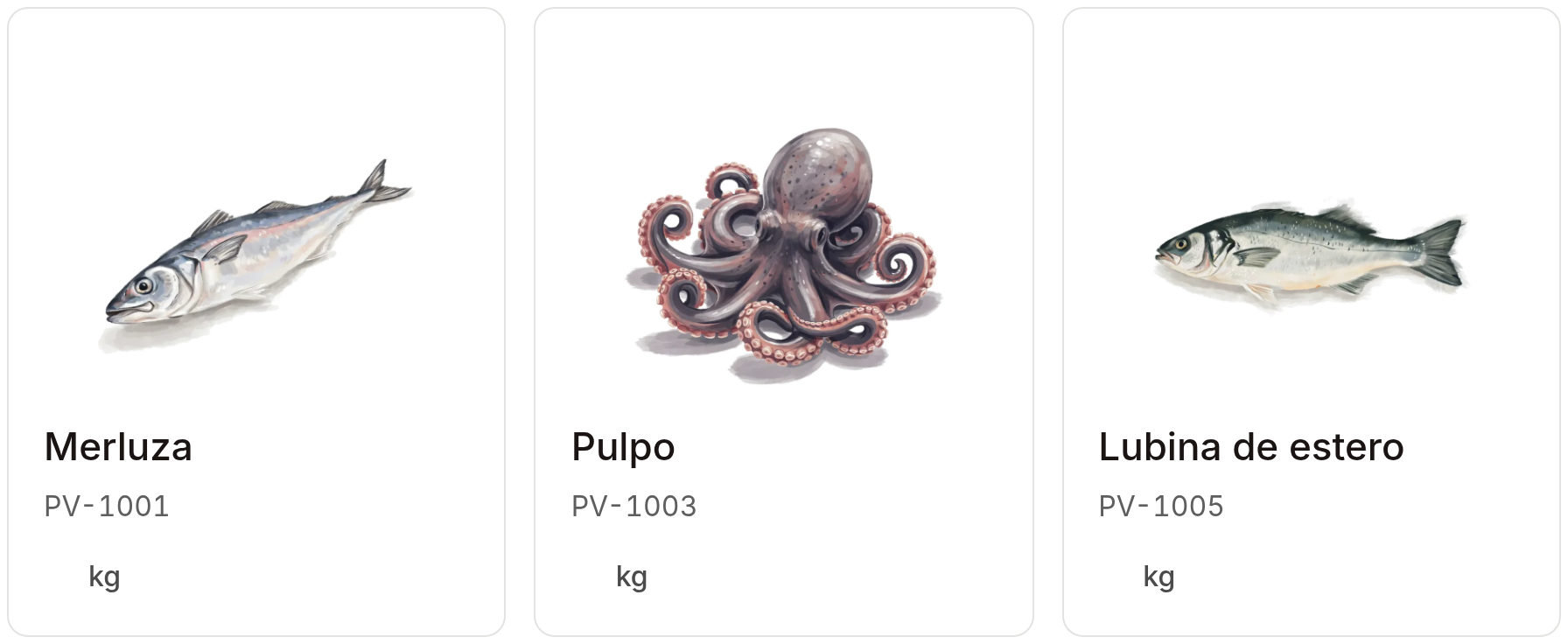 Catalogue products with their original illustrations