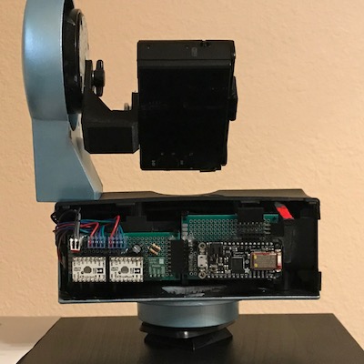 Adafruit Feather M0-based Pano Controller installed in Gigapan EPIC 100