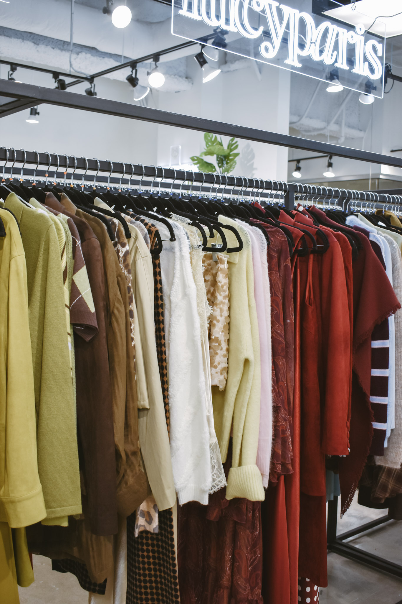 Racks on the floor