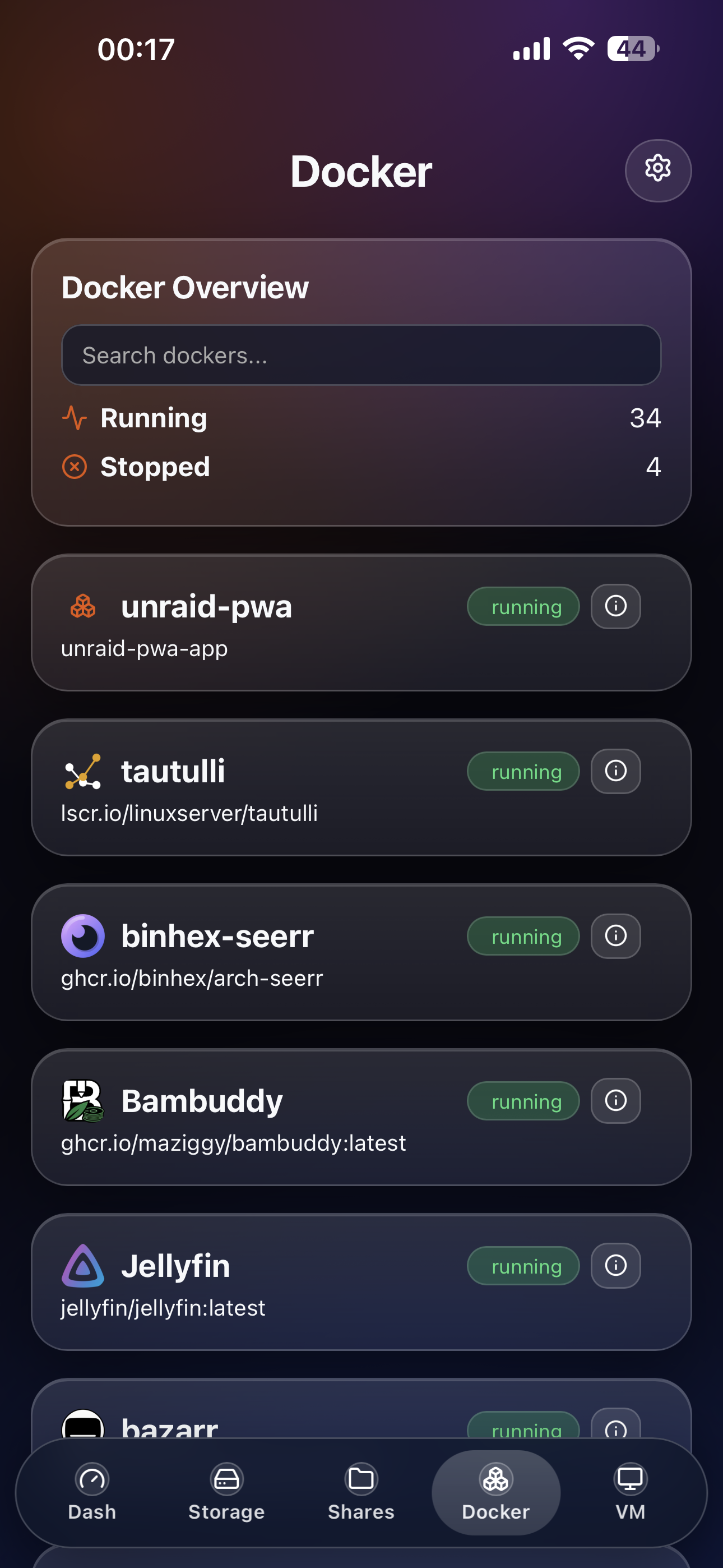 VM screenshot