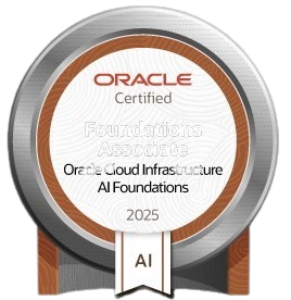 Oracle Cloud Infrastructure 2025 Certified AI Foundations Associate