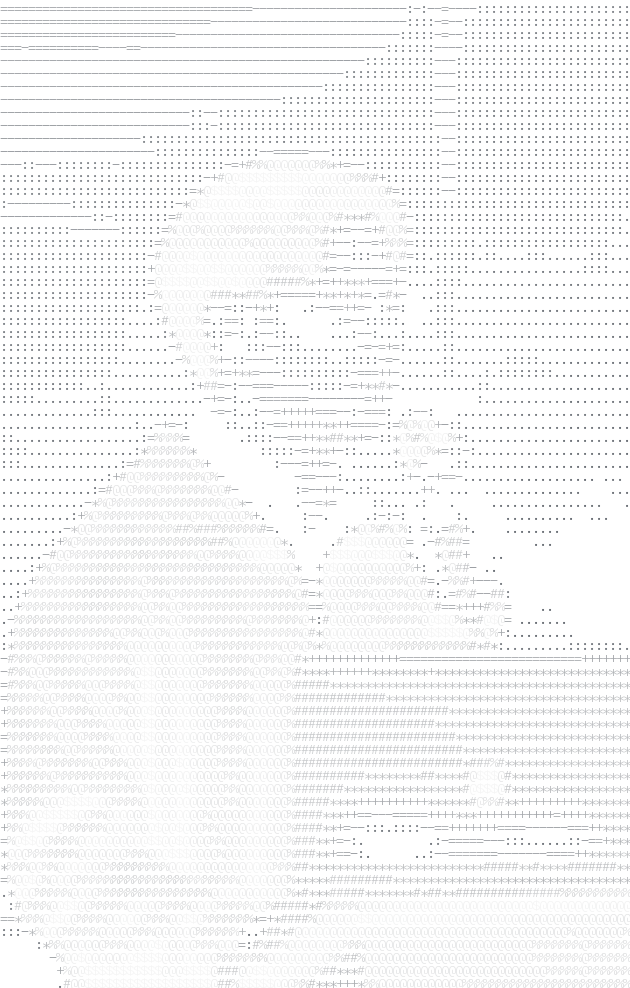 ASCII portrait of Lawrence Panes