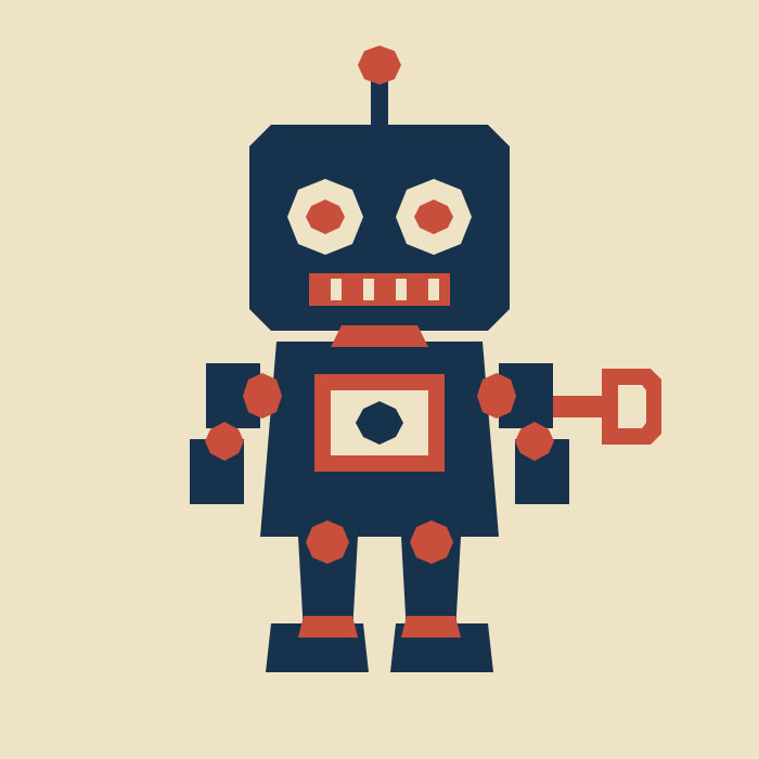 GuardBot, the Photoshop MCP Digital Painting Edition mascot