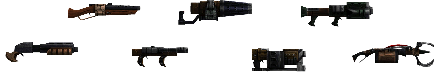 Weapon examples screenshot