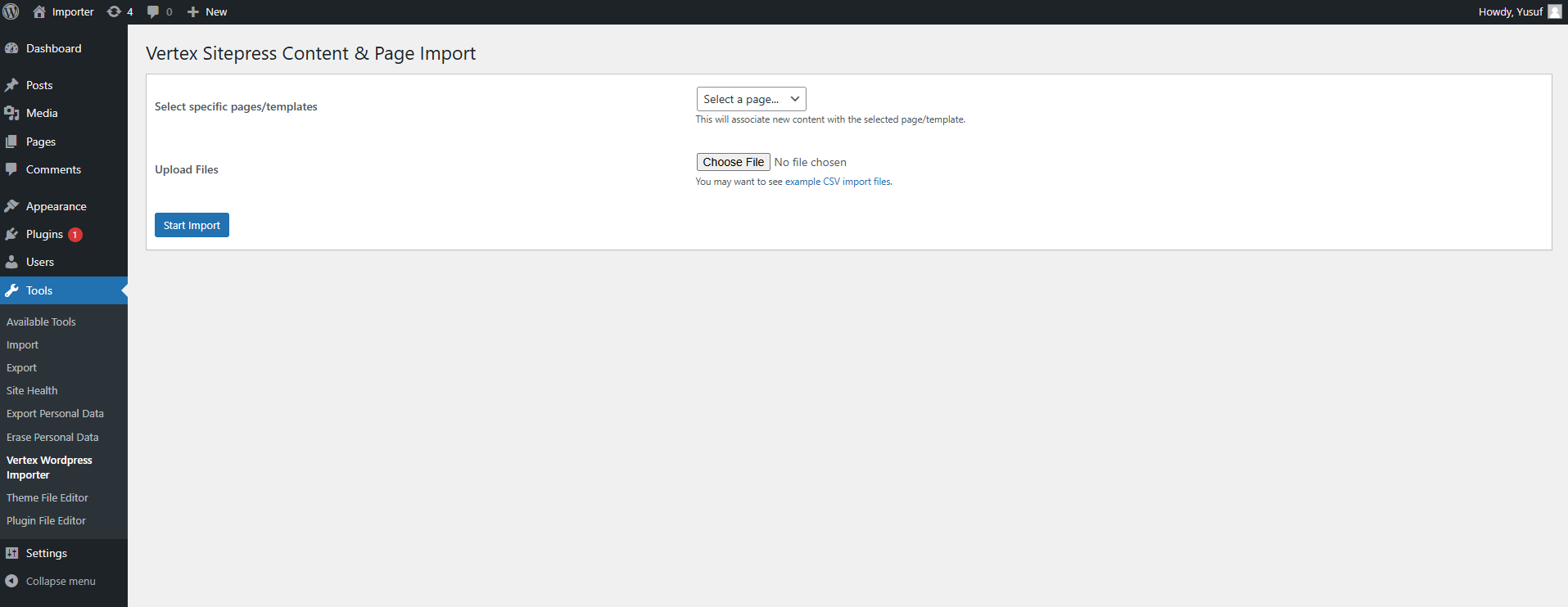 Plugin Interface Screenshot 2
