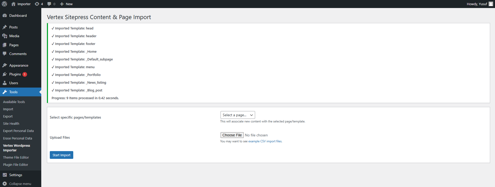 Plugin Interface Screenshot 3