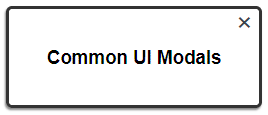 Common UI Modal