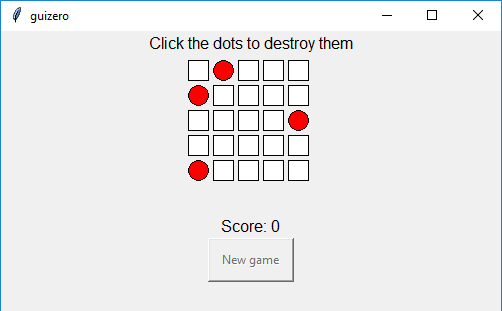 Destroy the dots