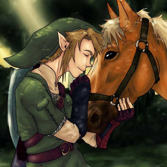 Image of Link and his Horse