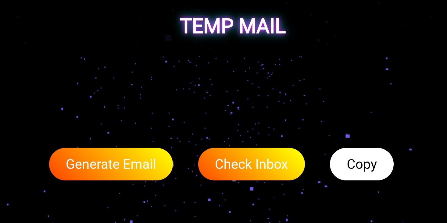 Temp Mail website source code