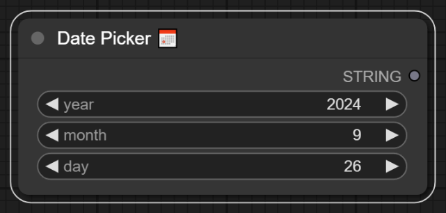 Date Picker Node
