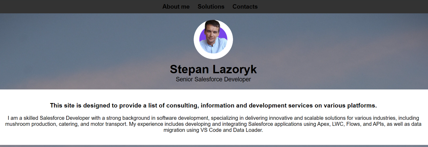 GitHub - lazoriks/Portfolio: My Portfolio for Code Institute