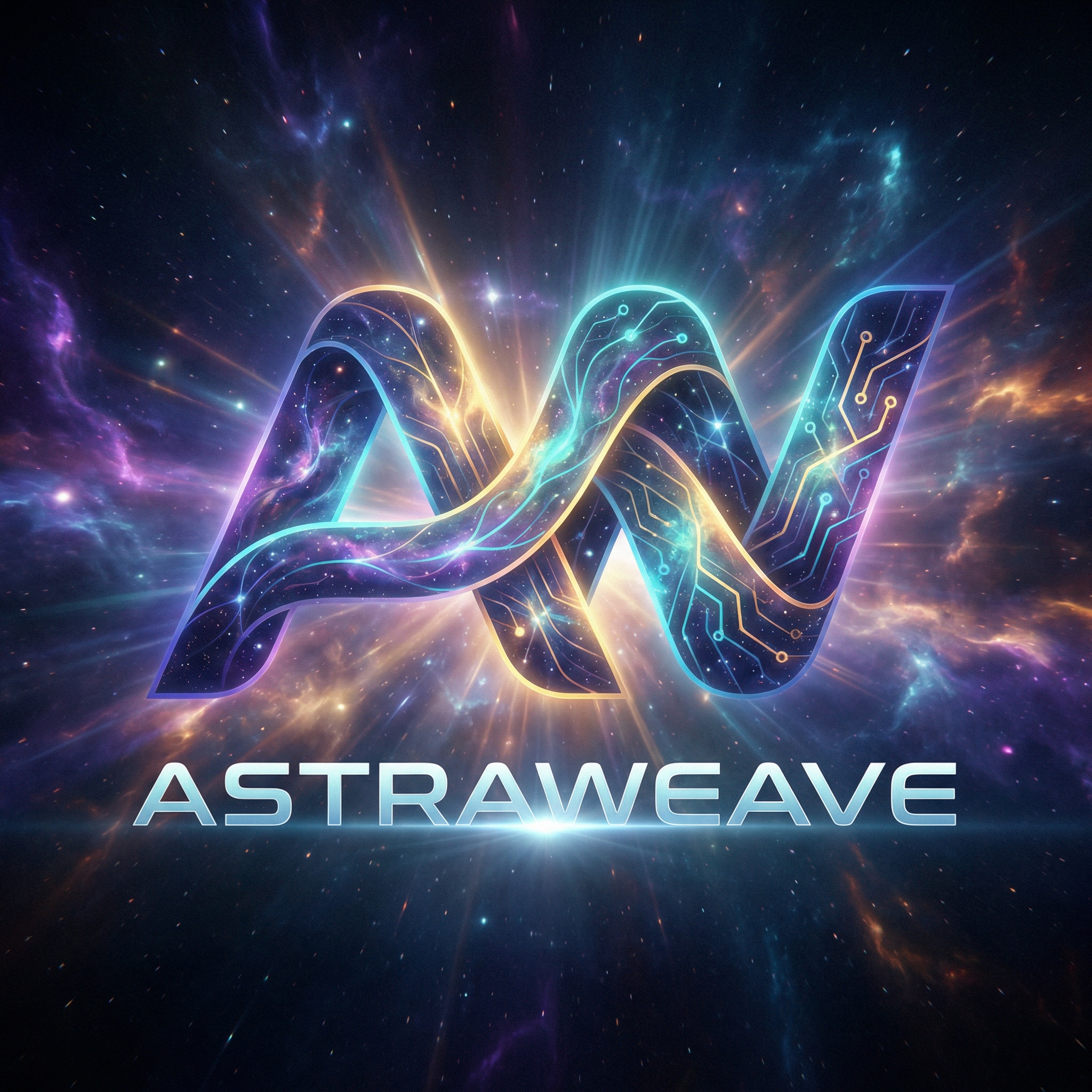 AstraWeave nebula logomark