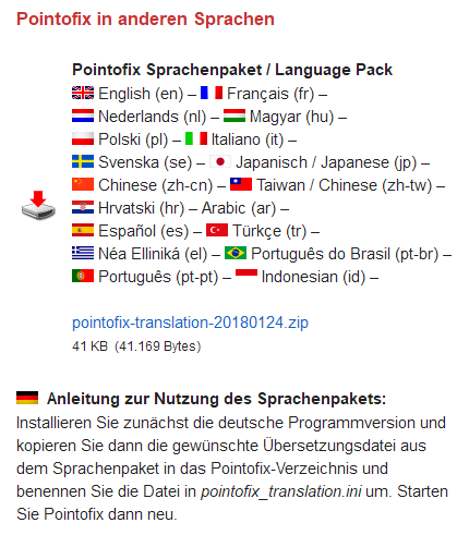 PointofixLanguagePack