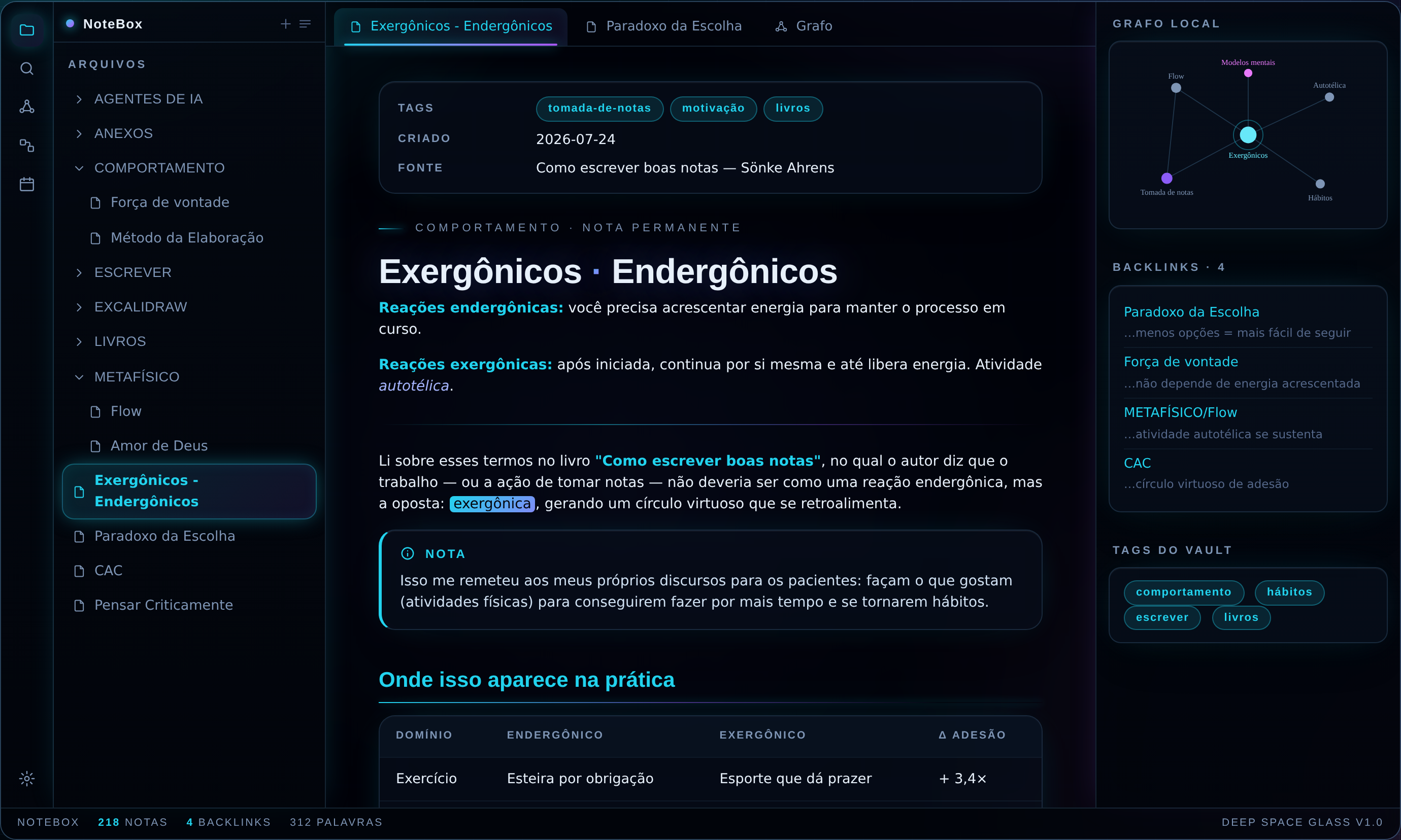 Deep Space Glass screenshot