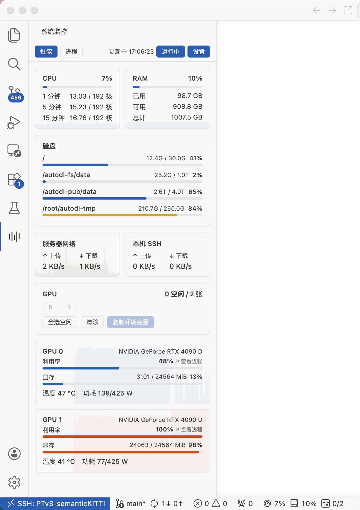 Performance Tab