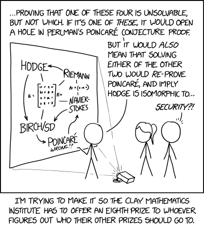 The seven Millennium Prize Problems