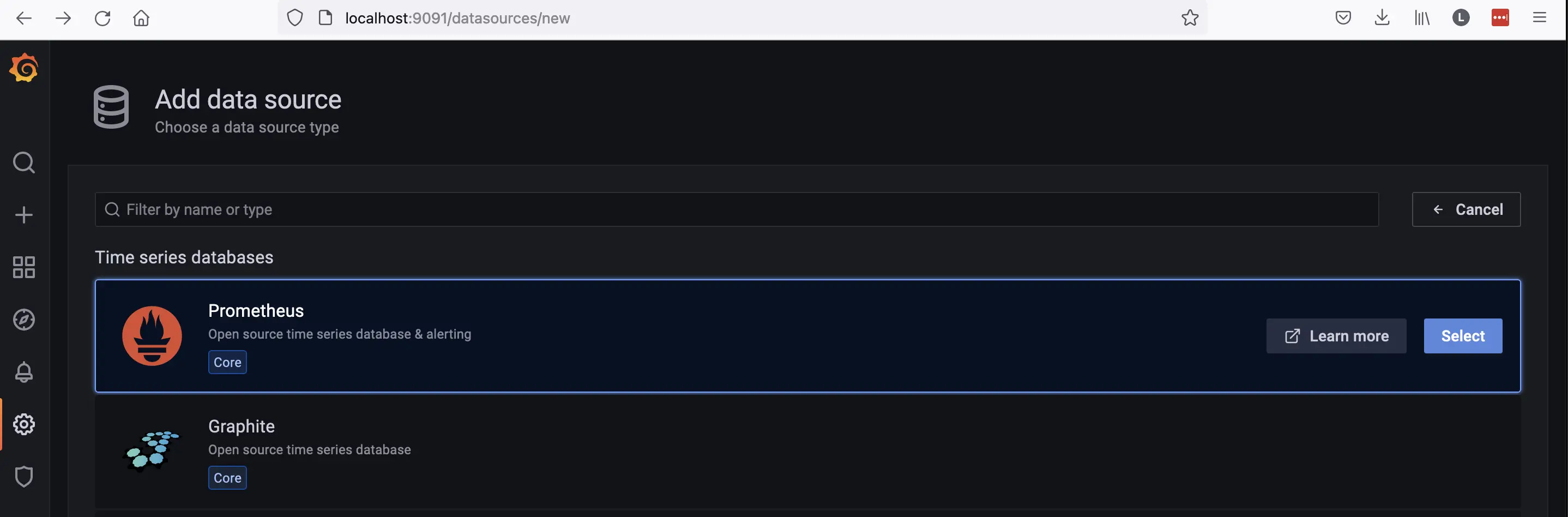 grafana source grafana source
