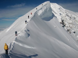 hikers on Denali