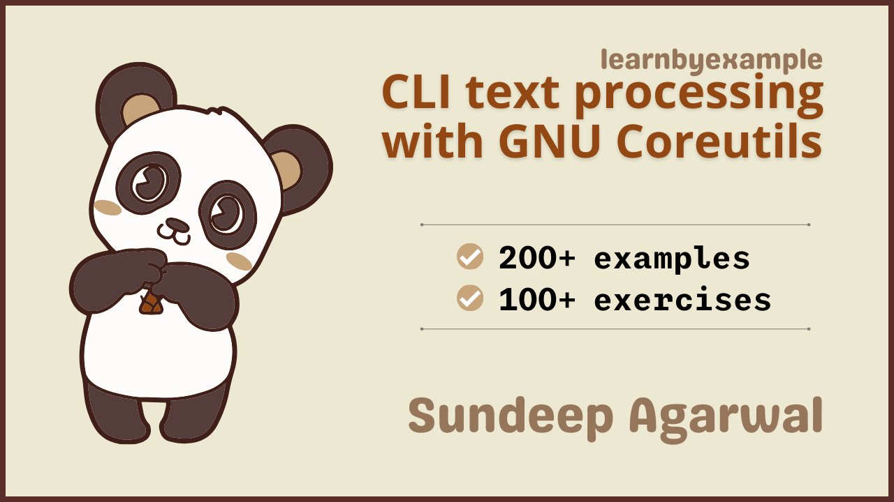 CLI text processing with GNU Coreutils cover image
