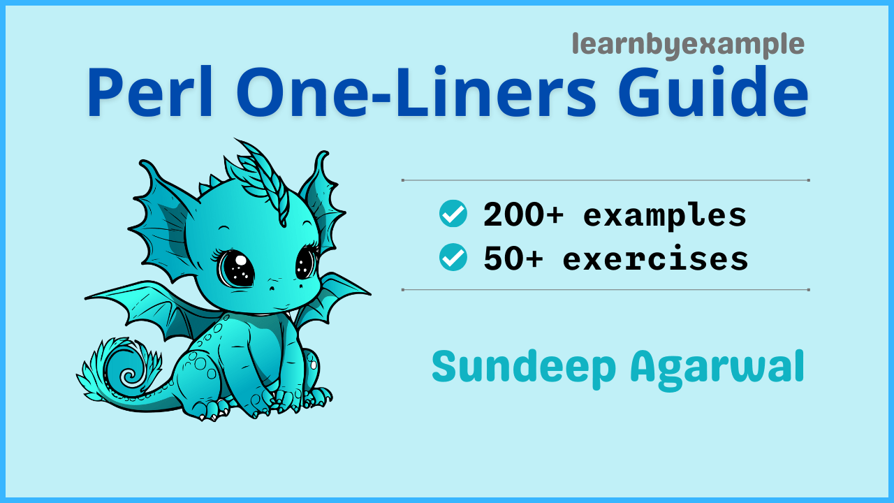 Perl One-Liners Guide ebook cover image