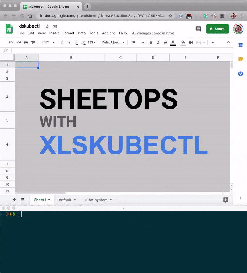 xlskubectl — a spreadsheet to control your Kubernetes cluster