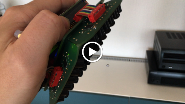 Acoustic levitation, from the project README