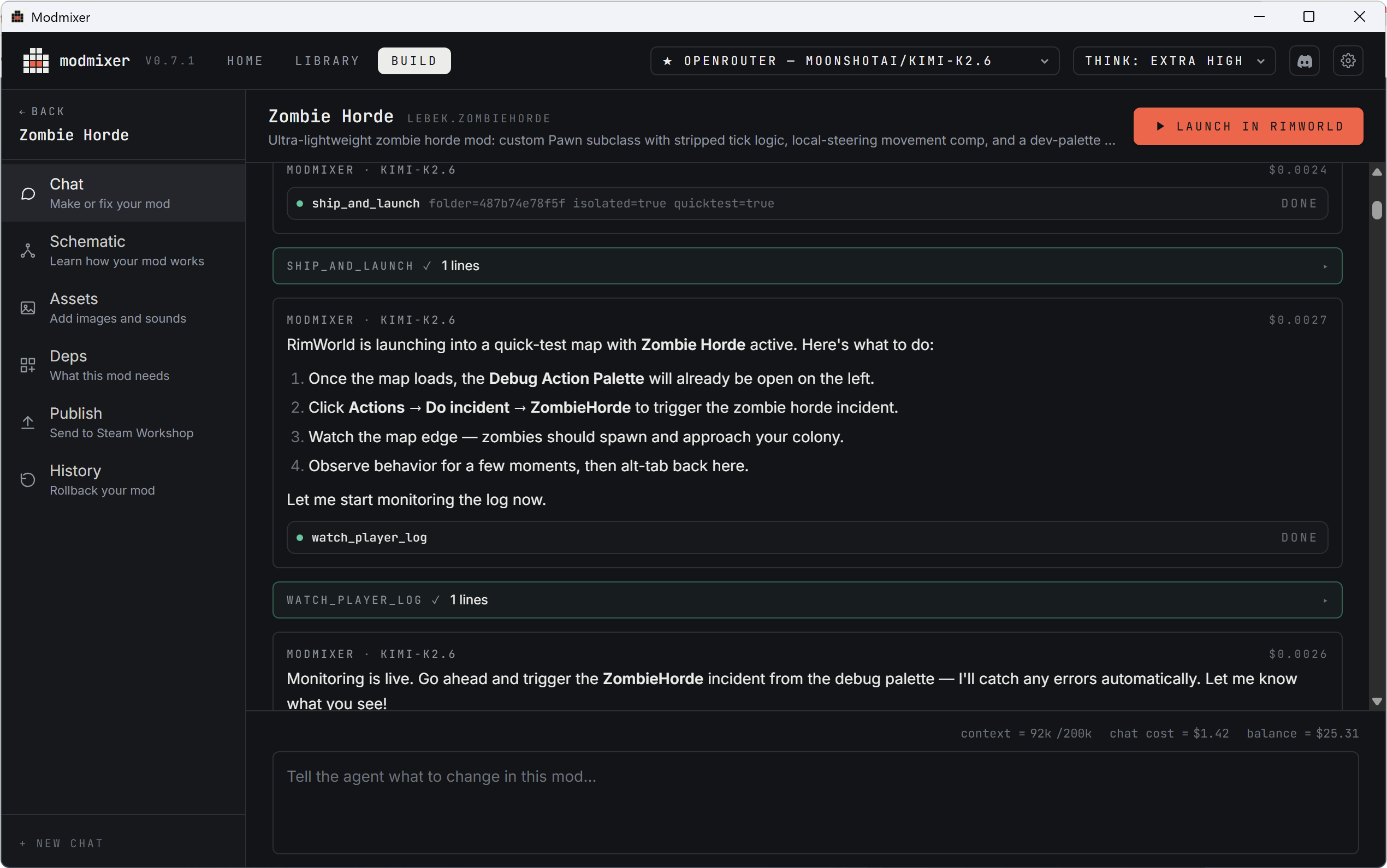Modmixer screenshot