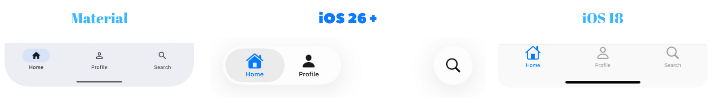 Toolbar nativa