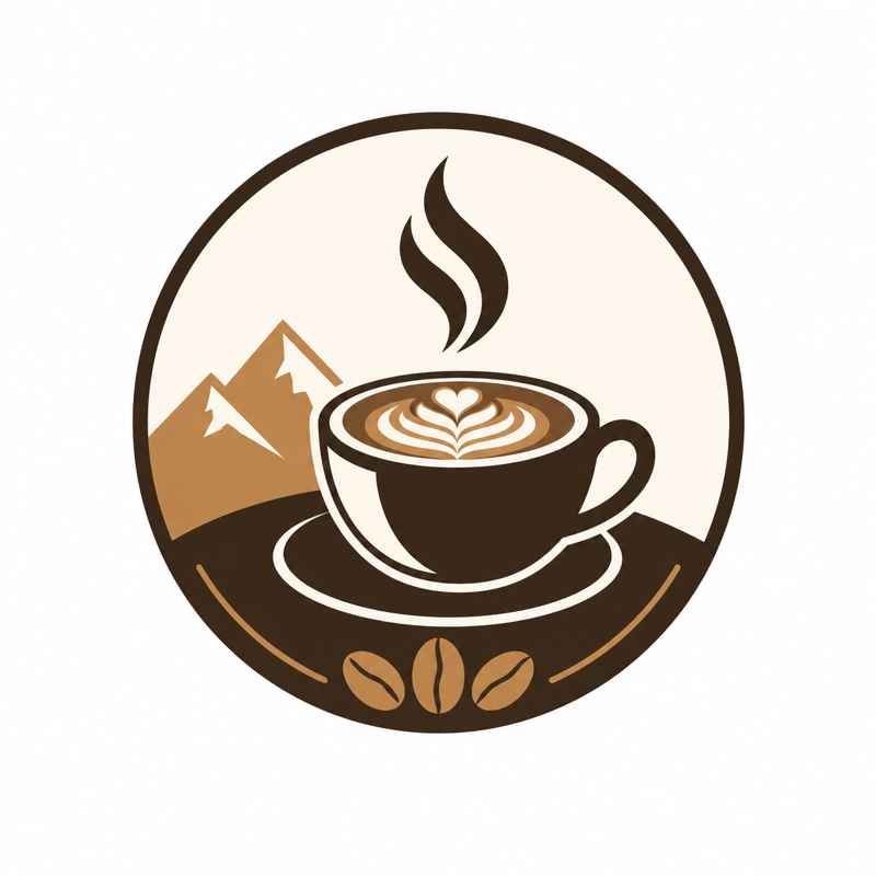 Coffee shop logo