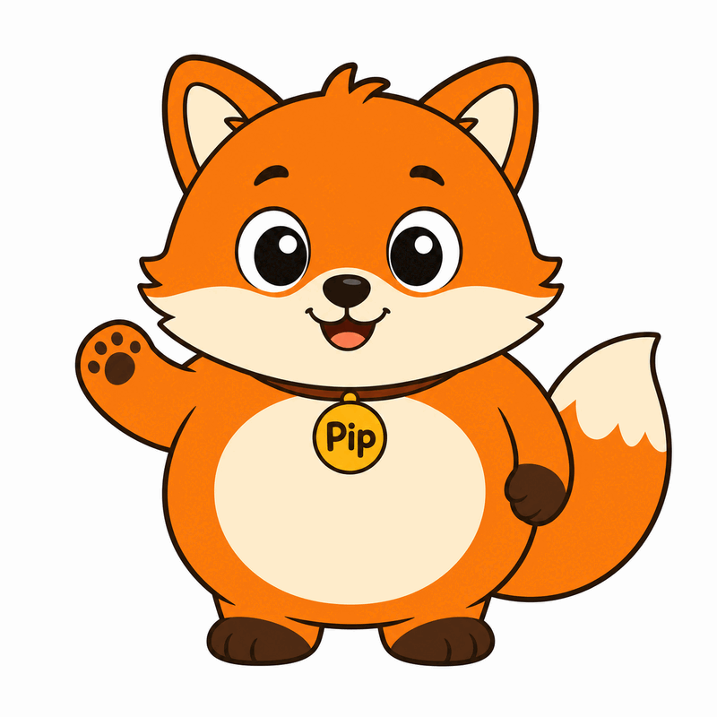 Pip the fox — character reference