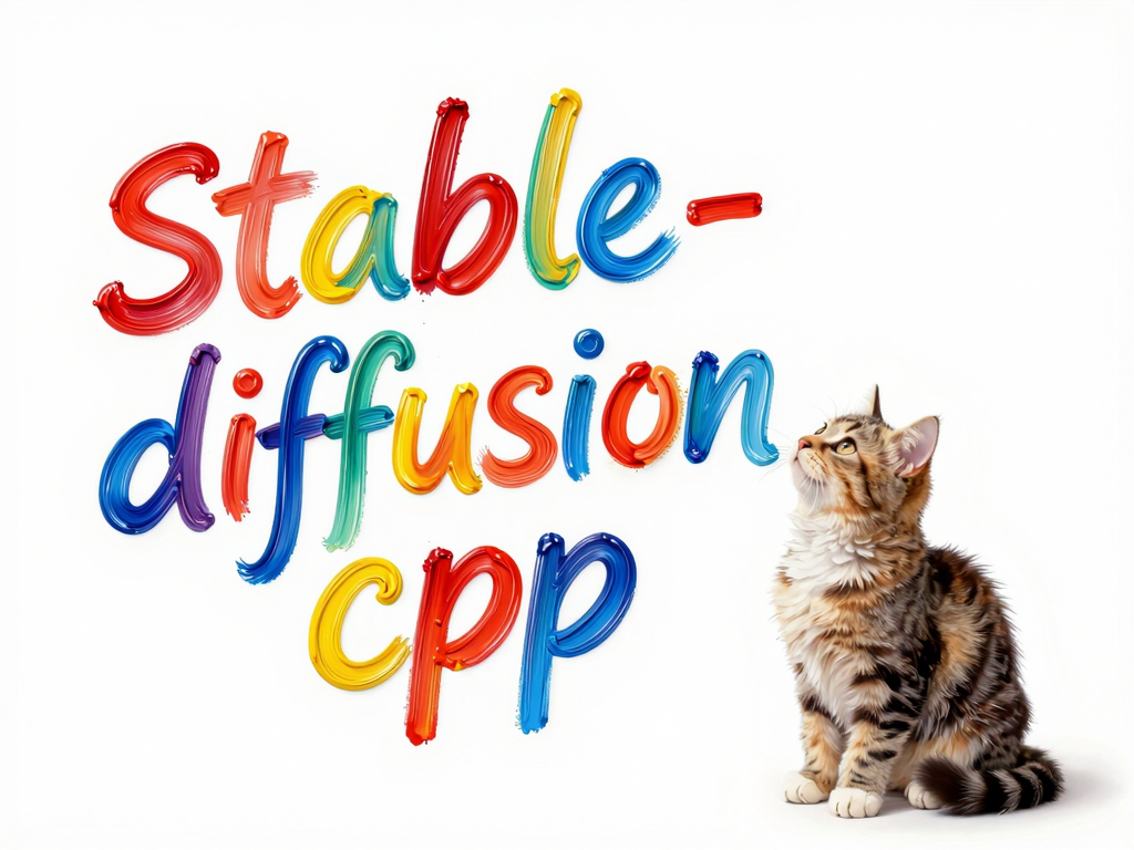 纯C++跑通所有主流AI画图模型:Stable Diffusion.cpp,MacBook Air也能本地生成4K图像