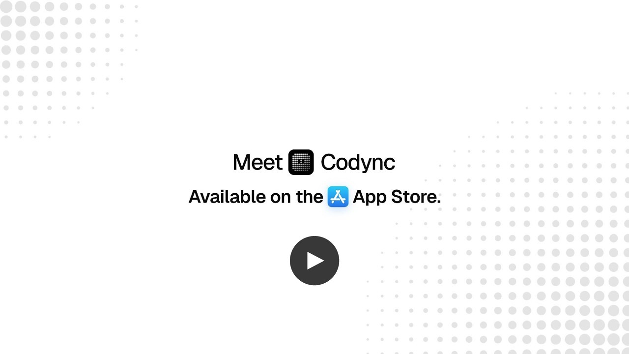 Watch the Codync launch film on YouTube (1:26)
