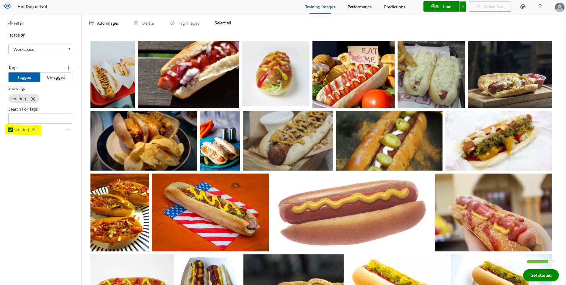 Hot Dogs available