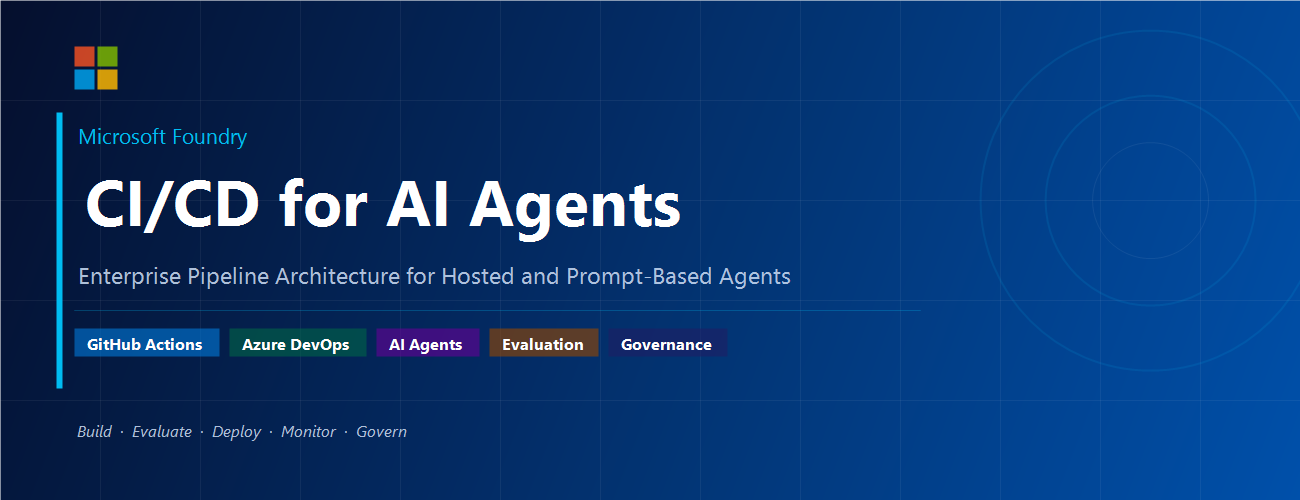 CI/CD for AI Agents on Microsoft Foundry